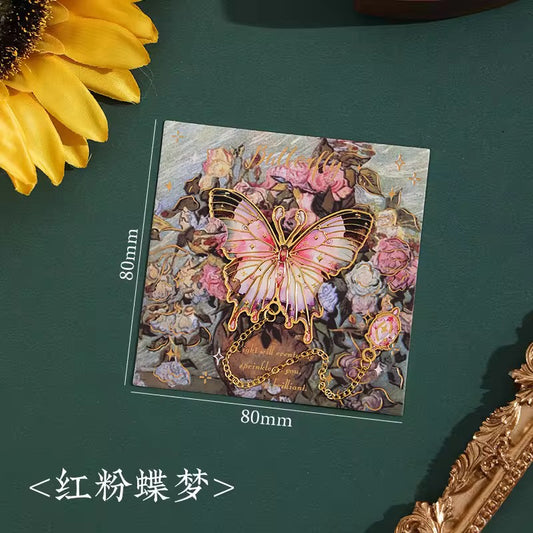 PK 37 Pink Butterfly Metal Bookmark ( 1 pc ) Imported Premium Quality