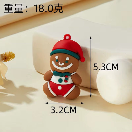BBB 268 (i) Snowman Christmas Cartoon PVC pendant charm ( 1 pc )