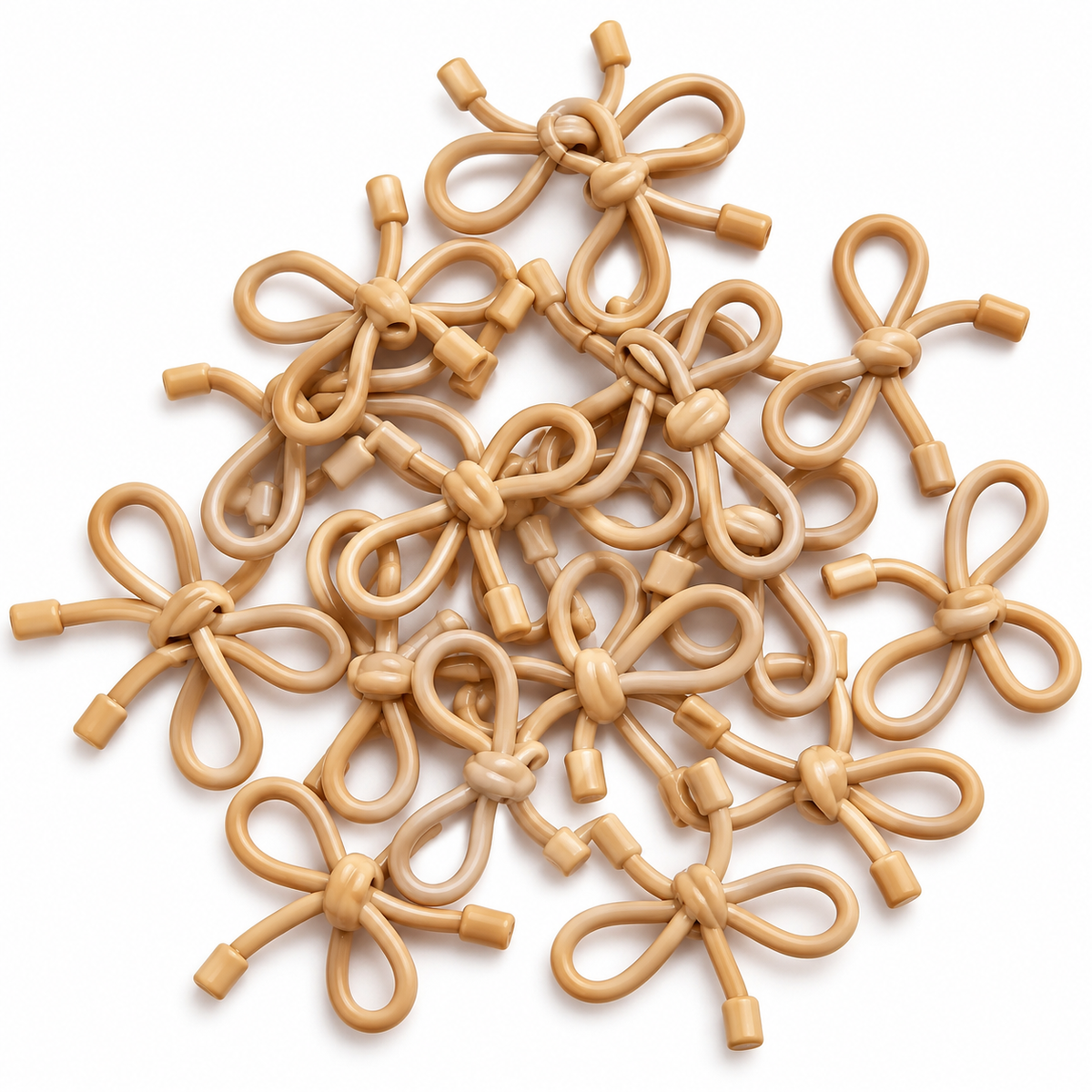 AC04Y Butterfly knot vertical hole bead ( 1 pc )