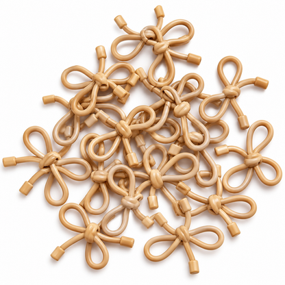 AC04Y Butterfly knot vertical hole bead ( 1 pc )