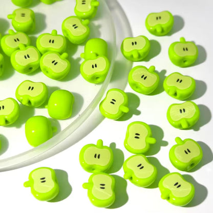 BBB 390 Apple Bead ( 1 pc ) UV Plated Acrylic ( 15mm )