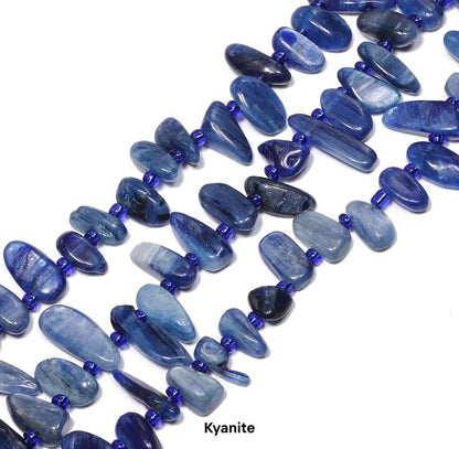 GB04 Natural long tooth Irregular stone bead - Natural Gemstone Bead ( 1 pc ) AAA Quality