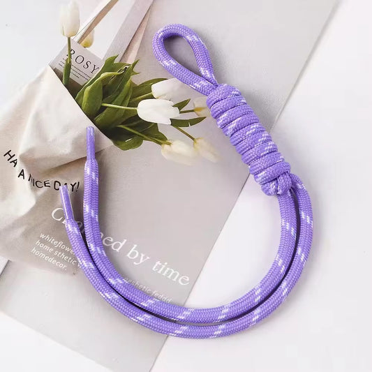 BBB 352 (r) Purple Boho rope bag charm - Keyring Rope ( 1 pc )