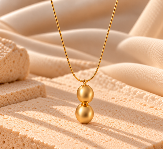 NSJ53E necklace - 18k gold PVD plated