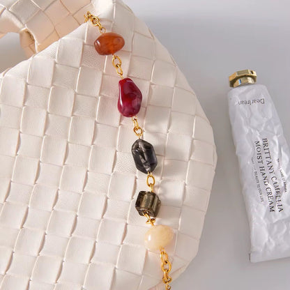 SJ 1017 Chunky Resin Bracelet - Premium Collection  - 18k Gold PVD plated stainless steel - Anti tarnish