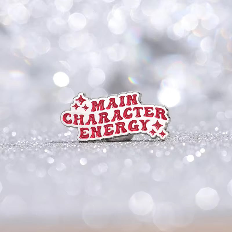 PK 120 Main Character Energy Enamel Pin Badge ( 1 pc ) Imported Premium Quality