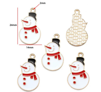 EC08M Christmas theme enamel charm ( 1 pc )