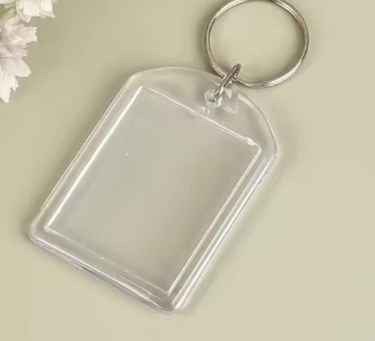 BBB 428 (b) Photo frame with Keyring( 1 pc ) Acrylic ( 4*5.5 cm )