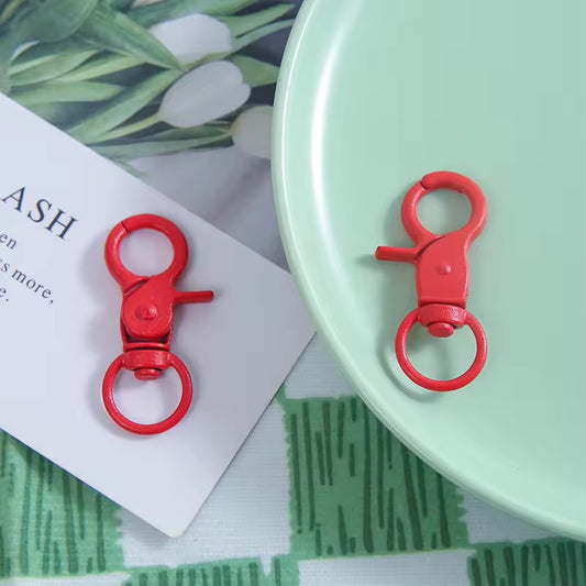 BBB 351 (g) Red Swivel  key clasp - Keyring Clasp( 1 pc ) ( 43 mm )