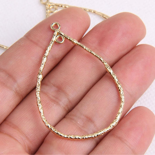 GP 658 Teardrop gold plated bezel