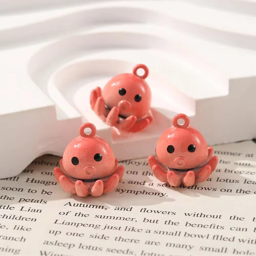 SS 2898 Octopus Alloy Premium charm ( 1 pc ) Tarnish Resistant ( 10:15 mm )