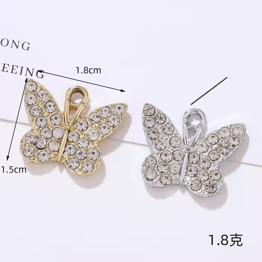 SS 2955 Butterfly Alloy Premium charm ( 1 pc ) Tarnish Resistant