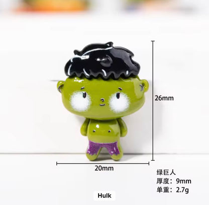 BBB 313 (f) Hulk Superhero Resin charm ( 1 pc ) with Hook