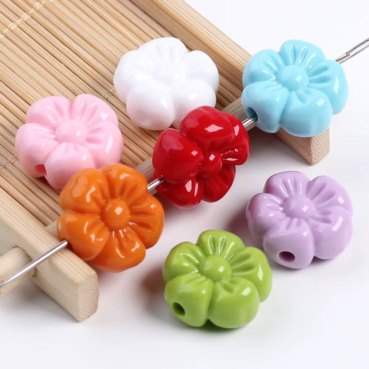 BBB 264 (i) Black Cherry Shiny Big Bead ( 1 pc ) Solid Acrylic ( 18:19 mm )