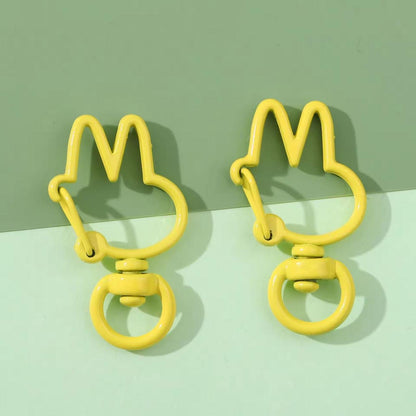 BBB 086 Rabbit shape buckle keychain  clasp ( 1 pc )