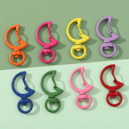 BBB 085 Moon shape buckle keychain  clasp ( 1 pc )