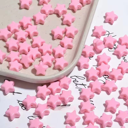 AB02 Star Shiny Bead ( 1 pc ) UV Plated Acrylic ( 11 mm )
