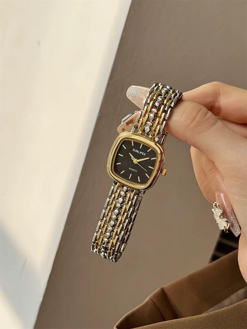 VW 35 Square Black Dial watch