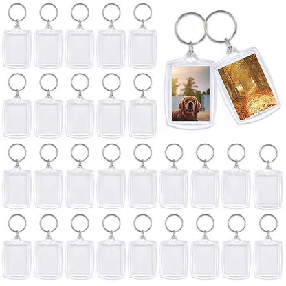 BBB 428 (h) Photo frame with Keyring( 1 pc ) Acrylic ( 5.5 cm )