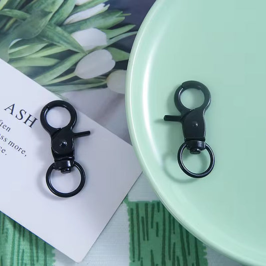 BBB 351 (f) Black Swivel  key clasp - Keyring Clasp( 1 pc ) ( 43 mm )