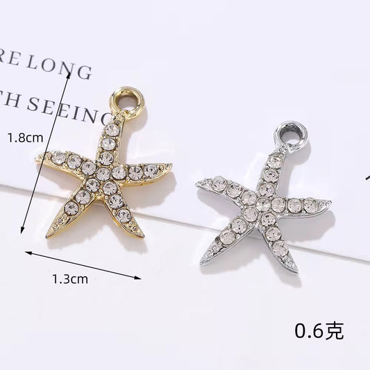 SS 2952 Starfish Alloy Premium charm ( 1 pc ) Tarnish Resistant