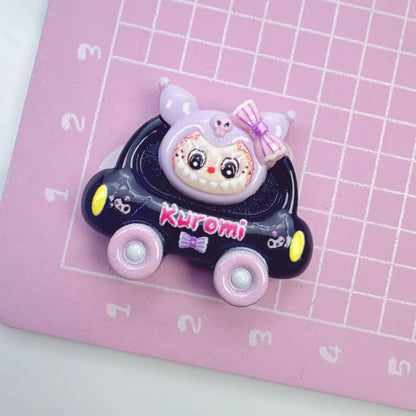 BBB 034 - Car cartoon resin charm with hook ( 1 pc )