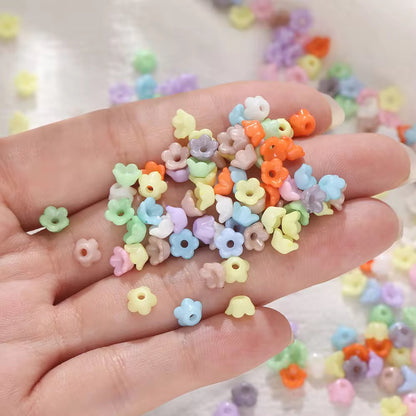 AB08 Tiny Bell Shiny  Bead ( 1 pack - 10 piece ) UV Plated Acrylic ( 6 mm )