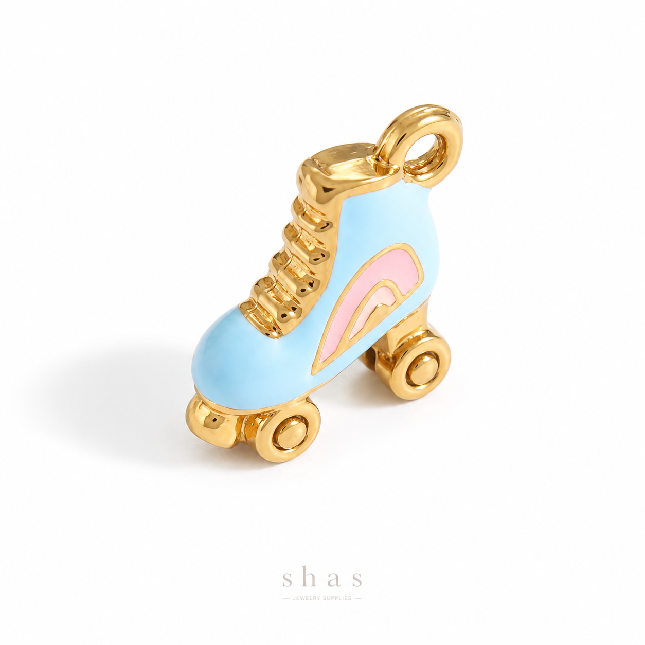 PC02F Roller Coaster 3D Statement Charm - PVD plated ( 1 pc ) Premium Collectible | Anti tarnish