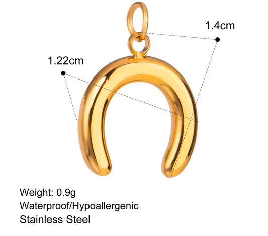 SS 2048 Stainless steel charm ( 1 pc ) Anti tarnish