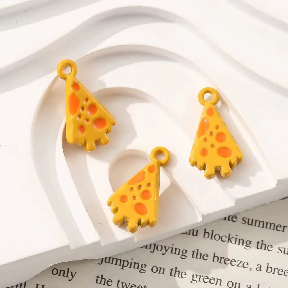 SS 2896 Cheesy Alloy Premium charm ( 1 pc ) Tarnish Resistant ( 14:9 mm )