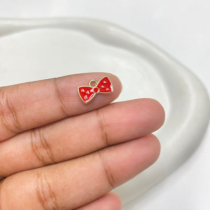EC 1539 Bow enamel charm ( 1 pc )