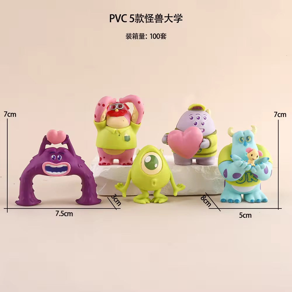 AS 10 Monster University Anime Blind box figurines ( 1 pc ) mystery random selection