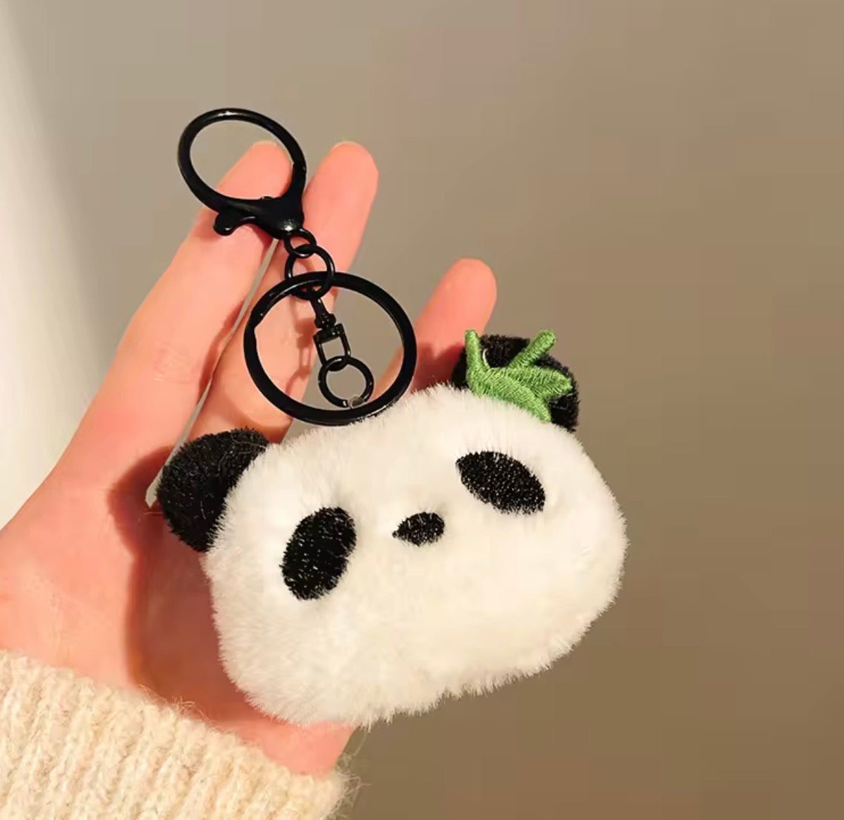 PK 102 Panda 3D Plush Toy Keychain ( 1 pc ) Imported Premium Quality
