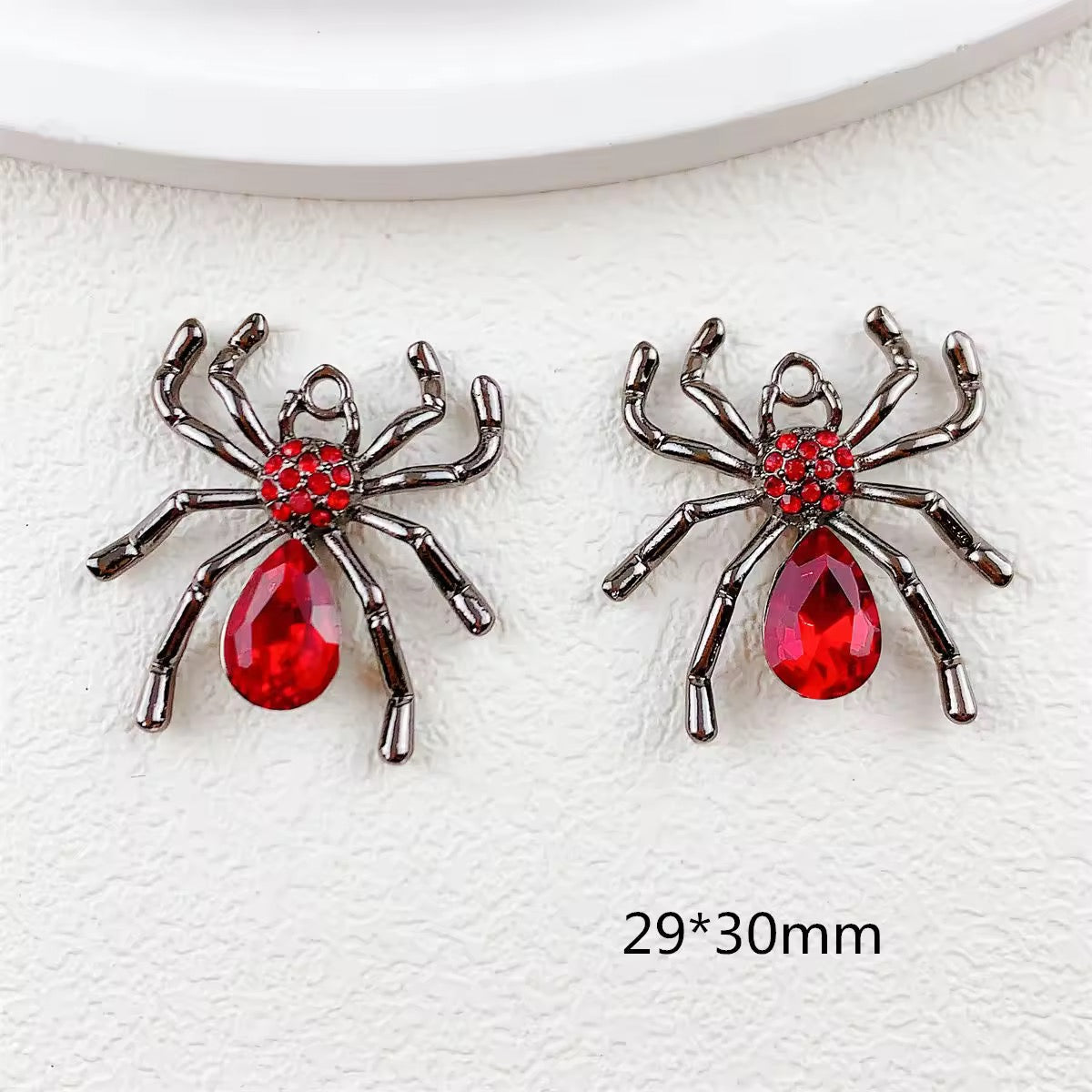 BBB 319 (e) Spider Dark Style Y2K charm ( 1 pc ) High quality Alloy