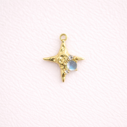 GPC 10 (H) Twinkle charm 14k gold plated ( 1 pc ) Anti tarnish ( 25:20 mm )
