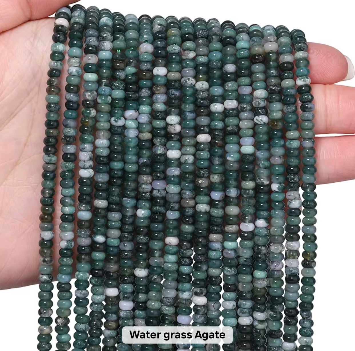 GB01 Abacus Shape bead - Natural Gemstone Bead ( 1 pc ) AAA Quality