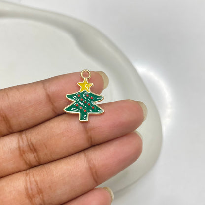 EC08M Christmas theme enamel charm ( 1 pc )