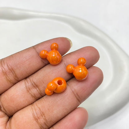 BBB 120 (D) Mickey uv plated shiny irrediscent Acrylic bead (1PC)