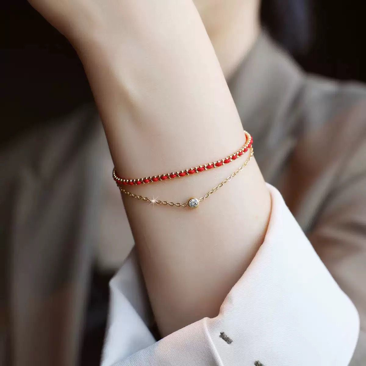 BSJ26A bracelet - 18k Gold PVD plated