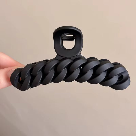 HA 19 (c) Black Big Hair Claw Clip ( 1 pc )