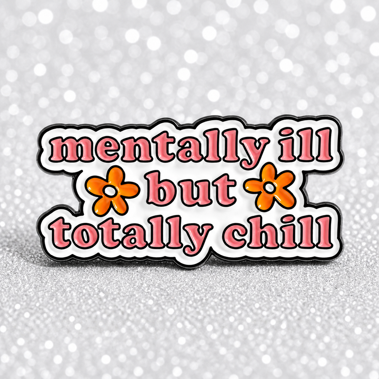 PK 112 Chill Enamel Pin Badge ( 1 pc ) Imported Premium Quality