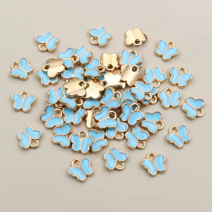 EC 2205 Mini butterfly enamel charm ( 1 pc )