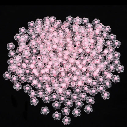 AB88 Plum blossom flower bead  (1PC)