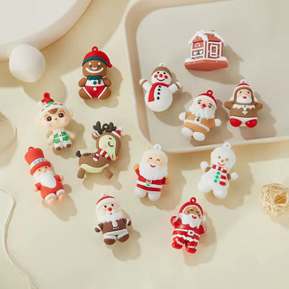 BBB 268 (i) Snowman Christmas Cartoon PVC pendant charm ( 1 pc )