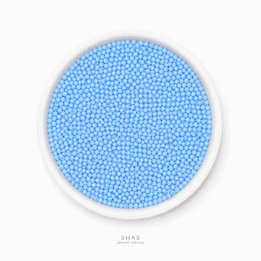 SB02B Light Blue Glass Seed Bead ( 1 Pack - 5g ) Premium Quality