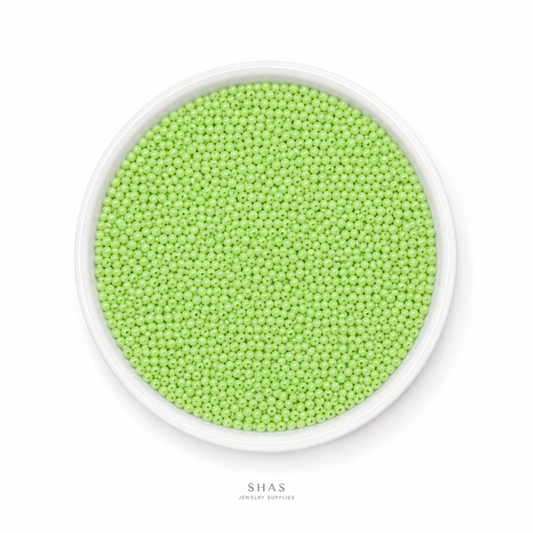 SB02D Light Green Glass Seed Bead ( 1 Pack - 5g ) Premium Quality