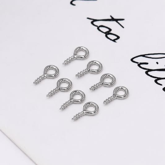 ESP04 Screw Eye Pin ( 1 pc ) Platinum