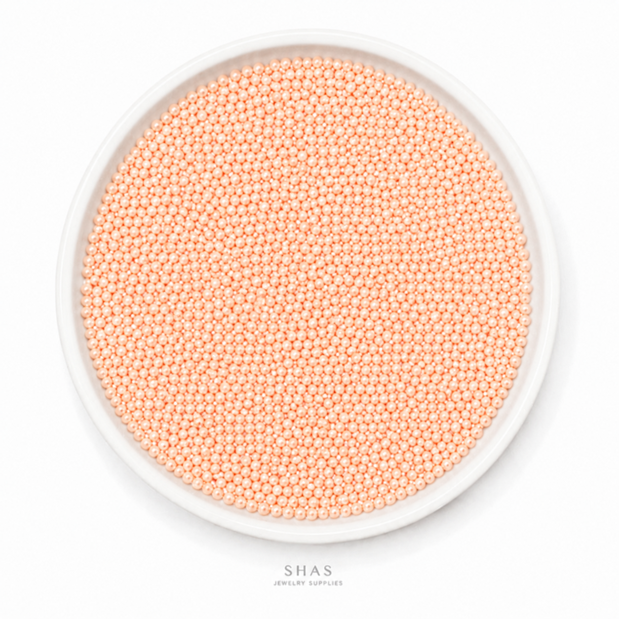 SB02K Peach Glass Seed Bead ( 1 Pack - 5g ) Premium Quality