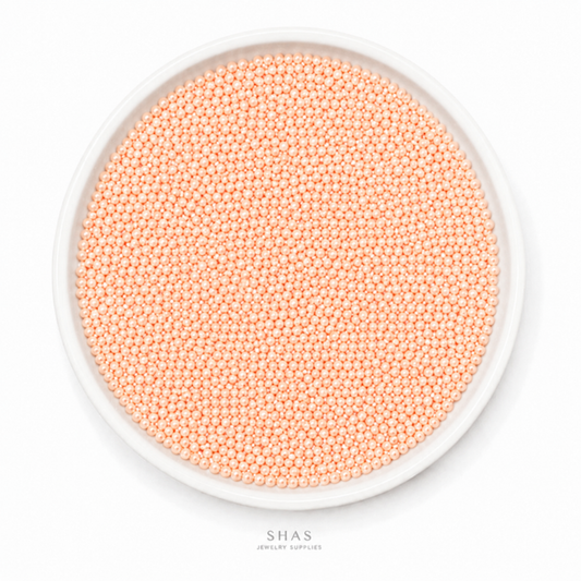 SB02K Peach Glass Seed Bead ( 1 Pack - 5g ) Premium Quality