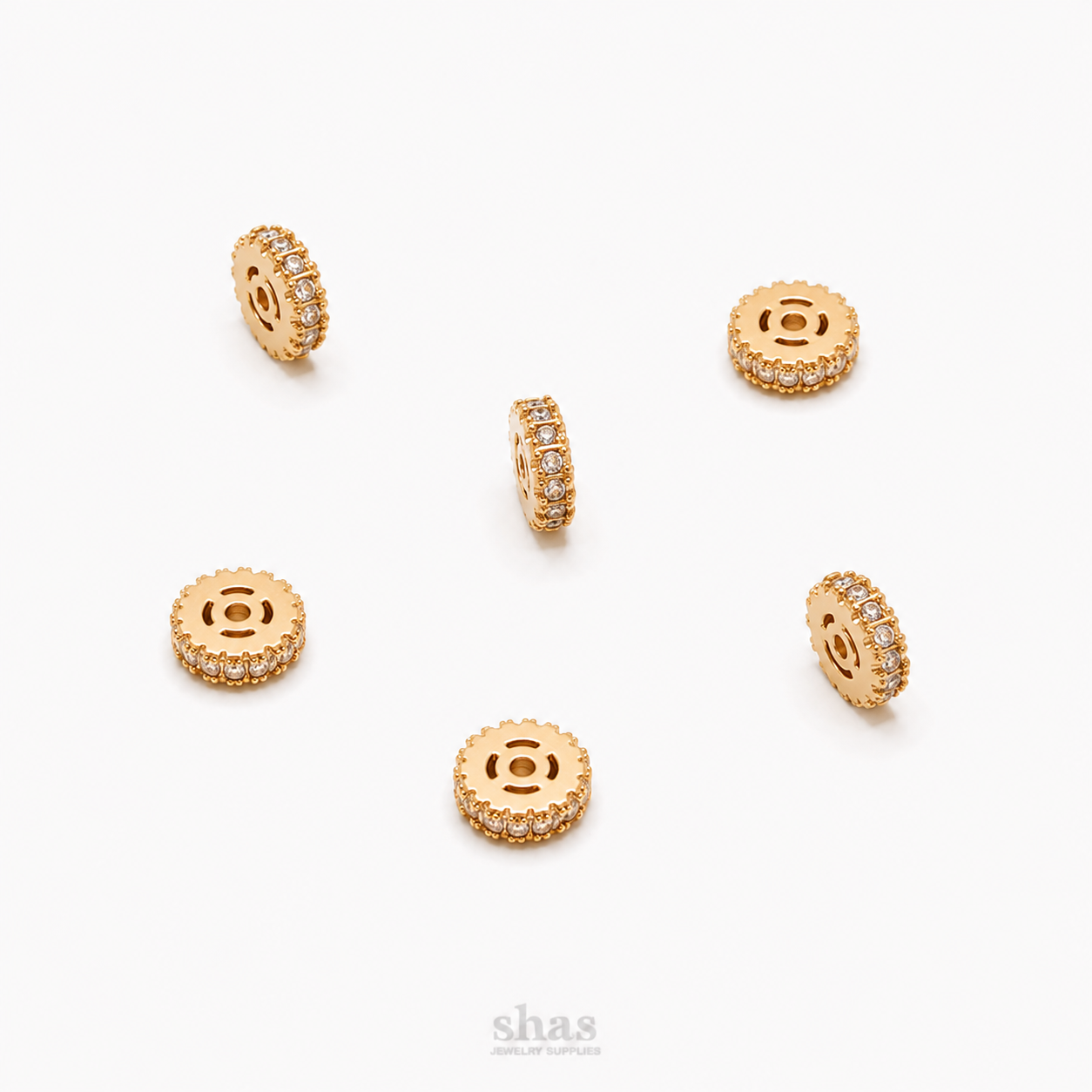 ZSP02C Gasket CZ Spacer Bead ( 1 pc )